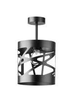 Plafon metalowy czarny Sigma Lighting MODUŁ FREZ S 31213