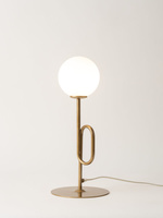 Lampka kulka mleczna złota Sigma Lighting TES 33634