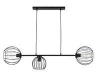 Lampa wisząca druciana czarna Sigma Lighting MADAM 3 32370