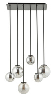 Plafon żyrandol kulki szary Sigma Lighting - TULIA 6 długi 33498