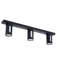 FLOW 3 plafon czarny/srebrny 41210	