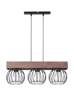 Lampa wisząca druciana loftowa brąz Sigma Lighting MILAN 3 31574