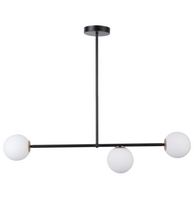 Lampa sufitowa kule czarna Sigma Lighting GAMA 3 33190