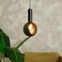 Lampa wisząca VITRUM oczko czarny 41108