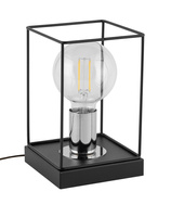 Lampka nocna loftowa klatka VOX czarno-srebrna SIGMA LIGHTING 50371