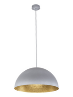 Lampa wisząca kopuła szaro-złota nakrapiana Sigma Lighting SFERA 70 30135