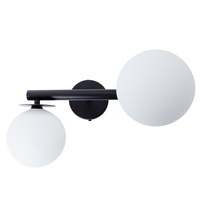 AVOLA kinkiet 2 czarny/biały 41486