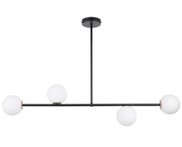 Lampa sufitowa kule czarna Sigma Lighting GAMA 4 33188