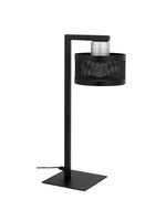 Lampka nocna abażur czarno-srebrna Sigma Lighting OFF 50234