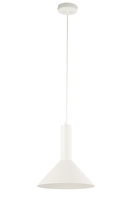Lampa wisząca VITRUM stożek biały 40814