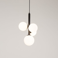 Lampa wisząca kule Sigma Lighting - PERLA 4 czarny 33487