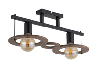 Plafon boho czarno-brązowy Sigma Lighting COFFEE 2 plafon 32487