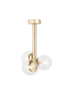 Plafon PERLA LUX 3 Transparentny 40852