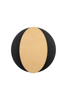 OVO kinkiet czarny/brzoza 40872