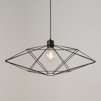 Lampa wisząca geometryczna diament czarna Sigma Lighting - VARIO L 40555