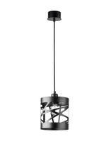 Lampa wisząca metalowa czarna Sigma Lighting MODUŁ FREZ S 31208