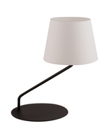 Lampka nocna z abażurem czarno-biała Sigma Lighting LIZBONA 50227