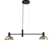 Lampa wisząca metalowa czarno-złota Sigma Lighting ARTIS 2 40566