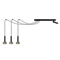 STAMP SPIDER 3 zwis + 1 czarny/złoty szczotkowany 41257	