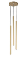 Lampa wisząca sople złota Sigma Lighting SOPEL 3 koło 33624