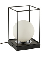 Lampka AROMA klatka czarno - srebrna SIGMA LIGHTING 50373
