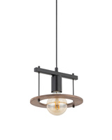 Lampa wisząca boho czarno-brązowa Sigma Lighting COFFEE 1 zwis 32483