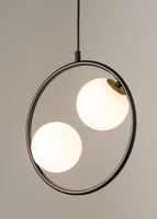 Lampa wisząca ring kula czarna Sigma Lighting AQUA 2 33410