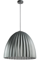 Lampa wisząca duży klosz srebrna Sigma Lighting TELMA 70 32031