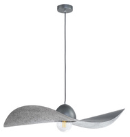 Lampa wisząca kapelusz srebrna Sigma Lighting KAPELLO L FI76 32336