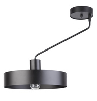 Lampa sufitowa na wysięgniku czarna Sigma Lighting JUMBO 1 31529