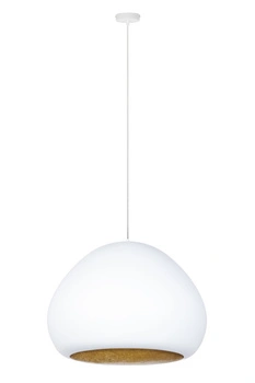 Lampa wisząca Lava biały/złoty 41076