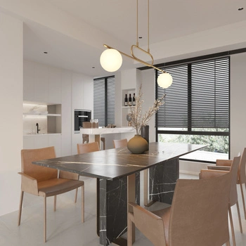 Lampa wisząca kulka mleczna złota Sigma Lighting TES 2 33632