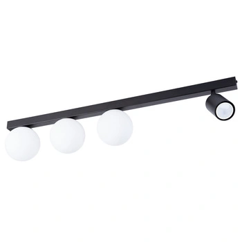 TAVIRA plafon czarny 3+1 41261