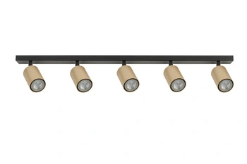 Reflektory sufitowe czarno-złote Sigma Lighting ZOOM 5 33323