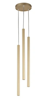 Lampa wisząca sople złota Sigma Lighting SOPEL 3 koło 33624