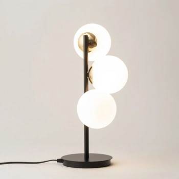 Lampka z białymi kulistymi kloszami Sigma Lighting - PIANO 50364