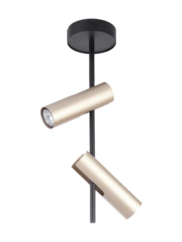 Spot reflektory na wysięgniku czarno-złoty Sigma Lighting LEDA 2 33109