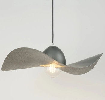 Lampa wisząca kapelusz srebrna Sigma Lighting KAPELLO M FI55 32343