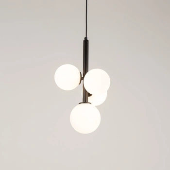 Lampa wisząca kule Sigma Lighting - PERLA 4 czarny 33487