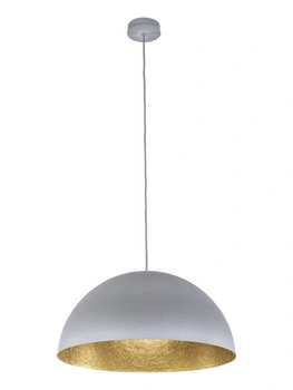 Lampa wisząca kopuła szaro-złota nakrapiana Sigma Lighting SFERA 70 30135