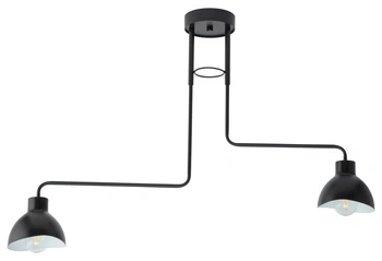 Lampa sufitowa nowoczesna czarno-biała Sigma Lighting - HOLI 2 32447