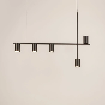 Lampa wisząca z reflektorami czarna Sigma Lighting VENDO 5 33692