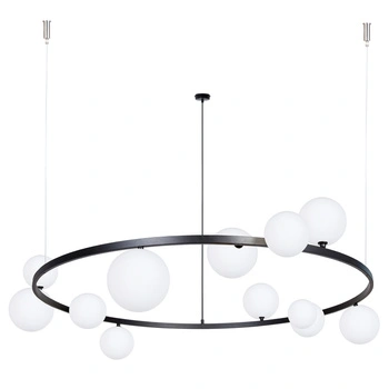 BOLERO  12 klosze kulki białe 41321