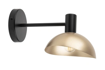 Kinkiet nowoczesny czarno-złoty Sigma Lighting ARTIS 40570