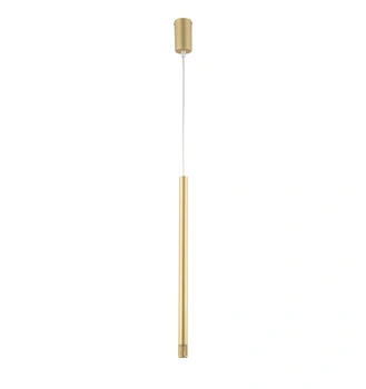 Lampa wisząca tuba rurka złota Sigma Lighting SOPEL LASER 1 33227