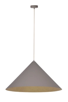 Lampa wisząca Vesuvio taupe/złoty M 3xE27 41058