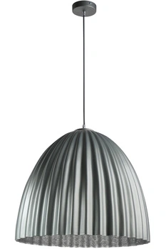 Lampa wisząca duży klosz srebrna Sigma Lighting TELMA 70 32031