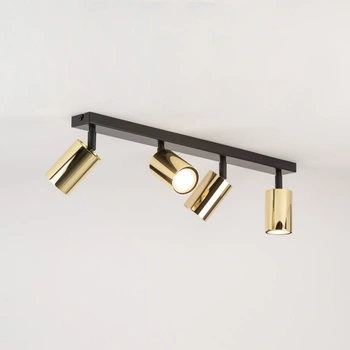 Reflektory czarno-złote mosiądzowane Sigma Lighting ZOOM 4 33509