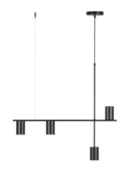 Lampa wisząca z reflektorami czarna Sigma Lighting VENDO 4 33689