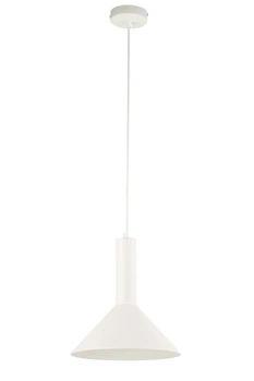 Lampa wisząca VITRUM stożek biały 40814